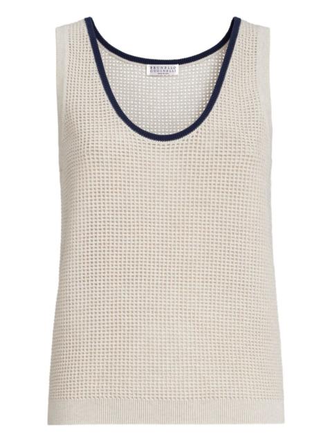 scoop-neck tank top