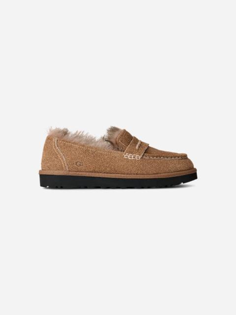 ® Women's Ellis Loafer Sheepskin Shoes in Chestnut