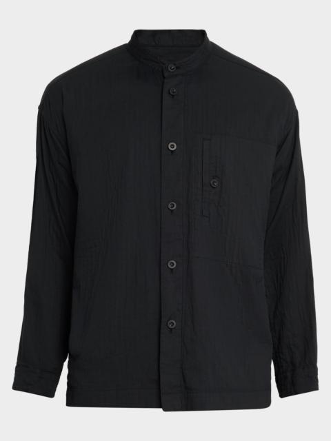 Men's Double-Faced Cotton Button-Down Shirt