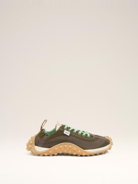 GREEN MESH LOW TOP MIRAGE SNEAKERS