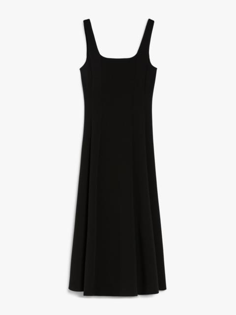 PLATANI Flared scuba jersey dress