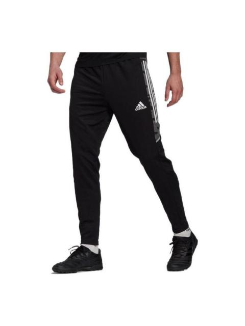 Men's adidas Solid Color Alphabet Logo Printing Running Training Soccer/Football Sports Pants/Trouse