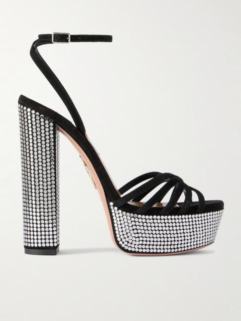 Night Fever 140 Suede Platform Sandals