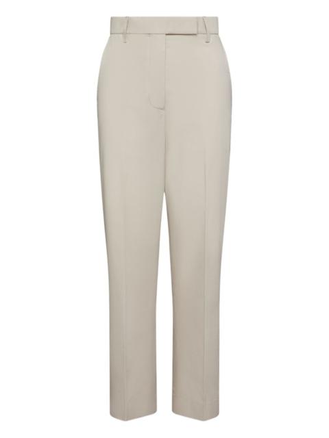 cotton tailored trousers