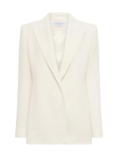 Mairi Blazer in Ivory Silk Boucle