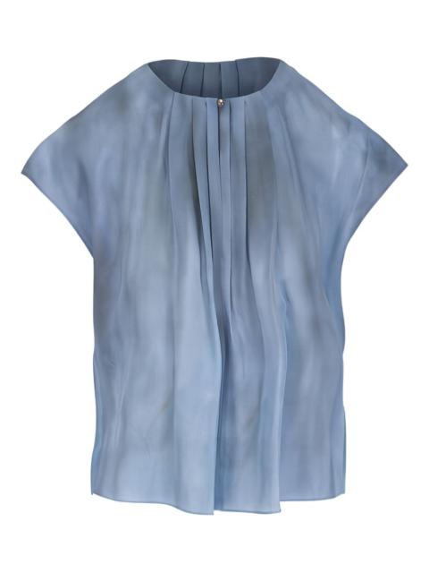 pleated blouse