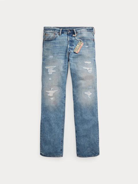 Straight Fit Repaired Clearville Jean