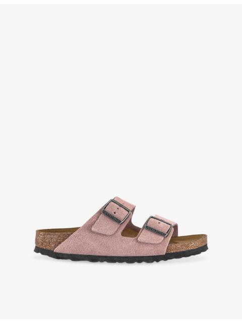 Arizona Two-Strap Suede Sandals
