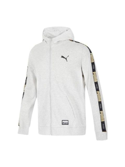 PUMA Handwriting Label Jacket 'Grey' 539532-04