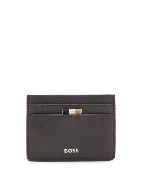 CARD HOLDER WITH FOIL-EMBOSSED LOGO