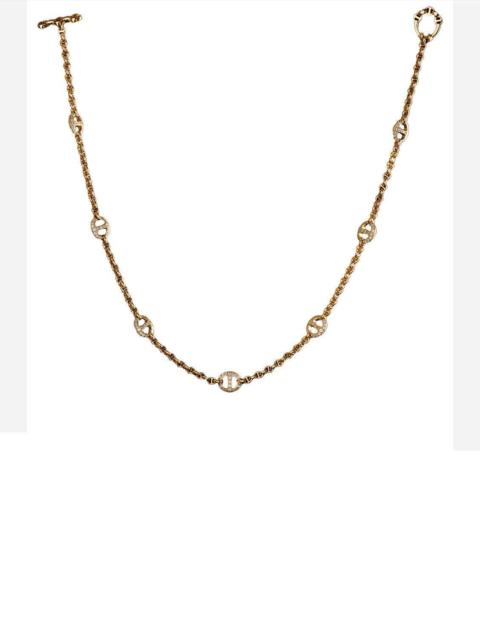 Micro Open Link Station Necklace