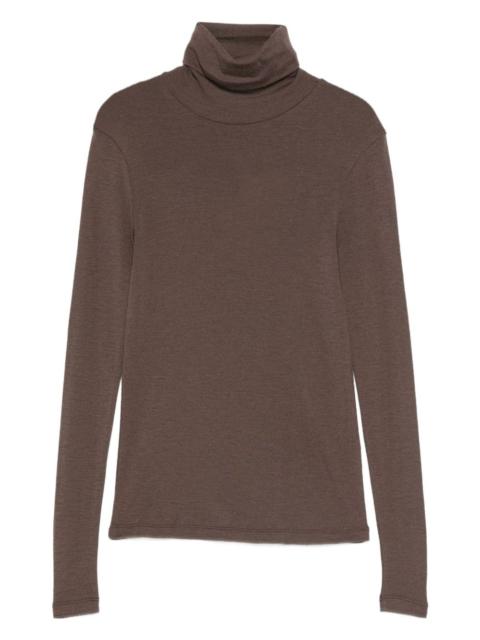 turtleneck long-sleeve sweater