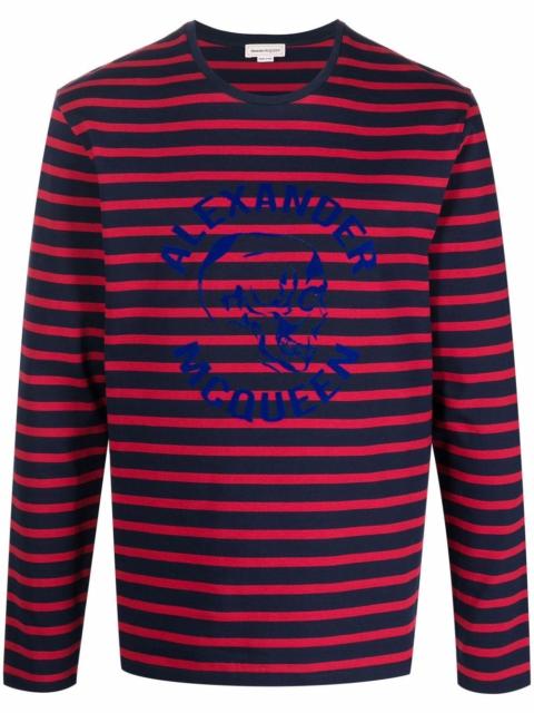 striped long sleeve T-shirt