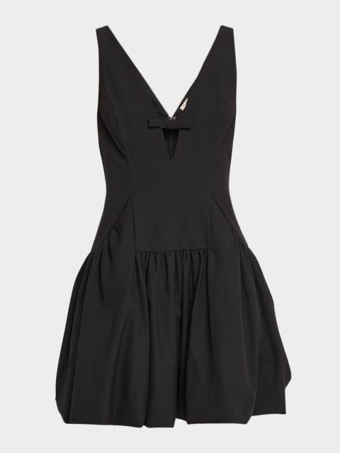 Blaise Fit and Flare Bow Mini Dress