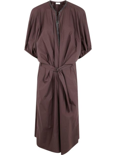 crystal-embellished midi dress