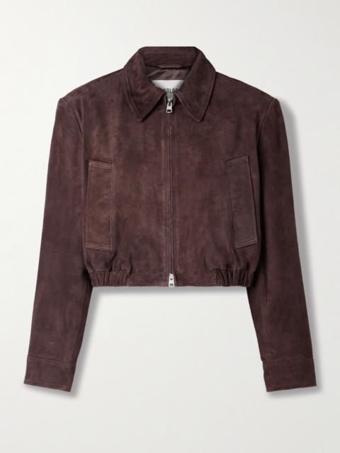 Nahla Cropped Suede Jacket