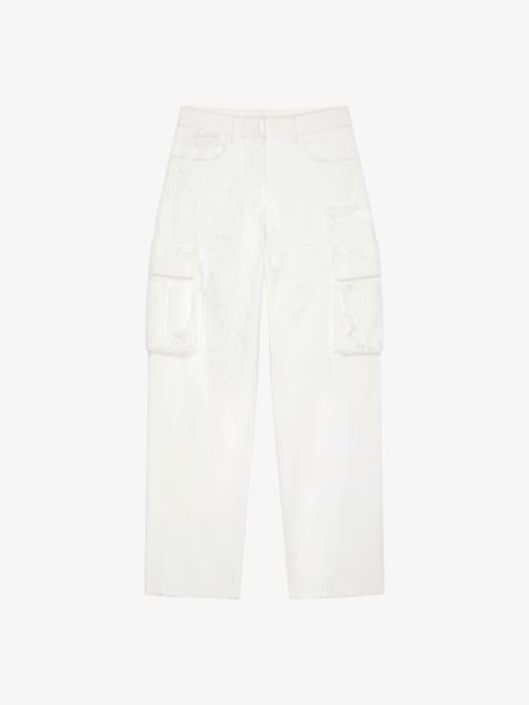 OVERSIZED CARGO PANTS IN DENIM