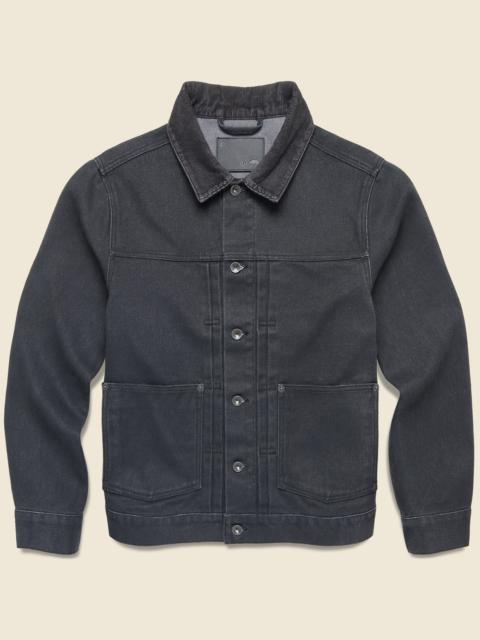 Ryder Jacket - Coal Chipped Canvas