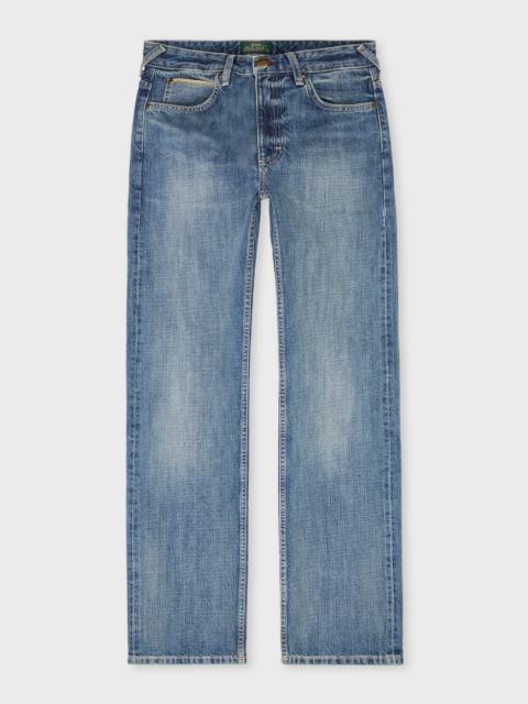 Paul Smith + Lee® Mid Antique-Wash Selvedge 101 Rider Jeans