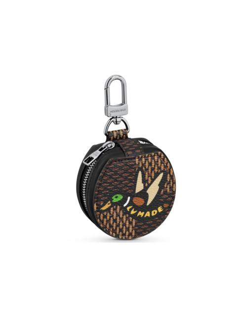 Louis Vuitton x Nigo Earphone Case Damier Ebene Giant Brown