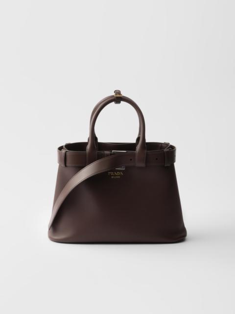 Prada Buckle small leather handbag with belt