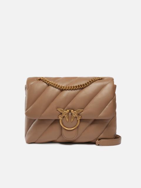 LARGE SHOULDER BAG LOVE BAG PUFF MAXI QUILT