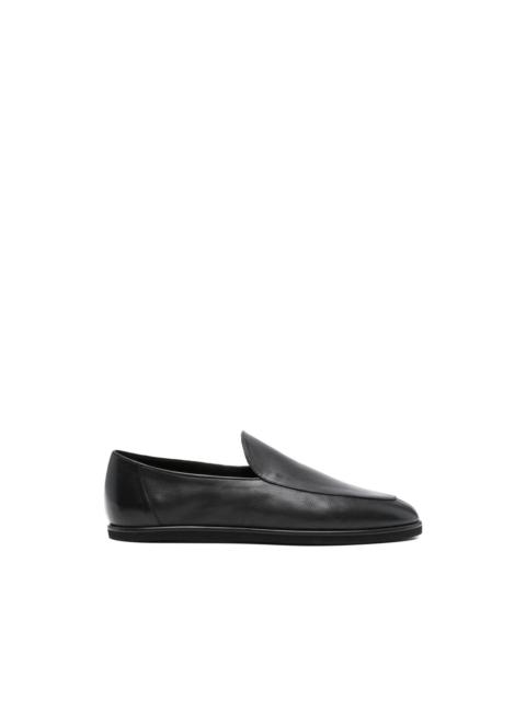 leather loafers