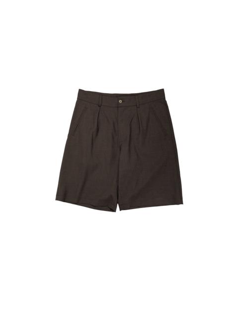 Naturalist Shorts Super 130's Cold Wool Bark Brown