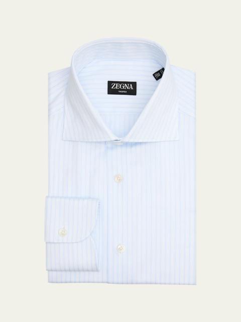 Men's Trofeo Cotton Multi-Stripe Dress Shirt