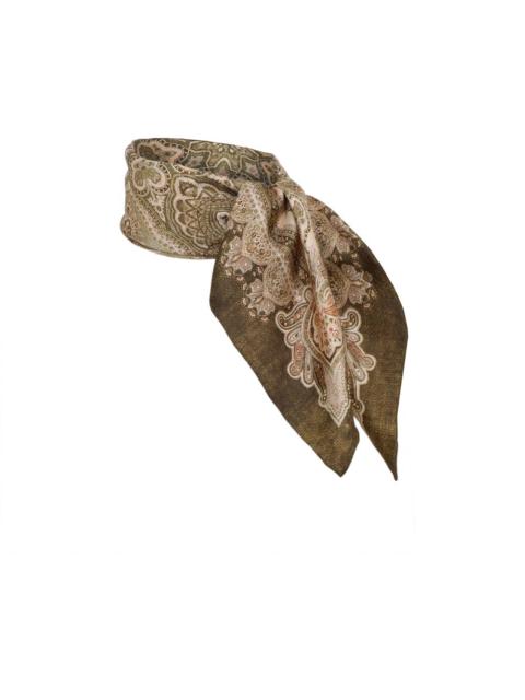 PRINTED SILK SQUARE 55