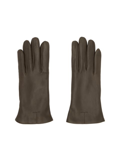 Brown Leather Gloves