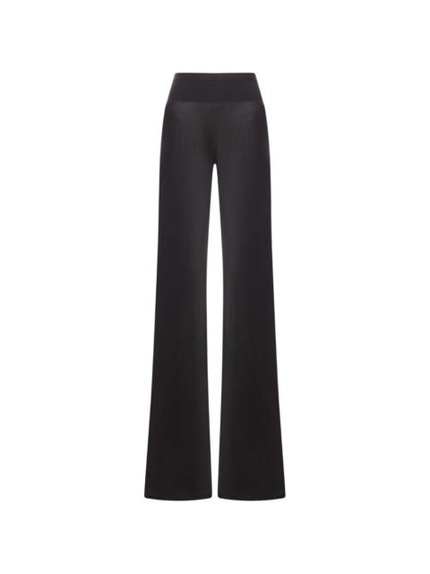 bias ribbed waistband trousers