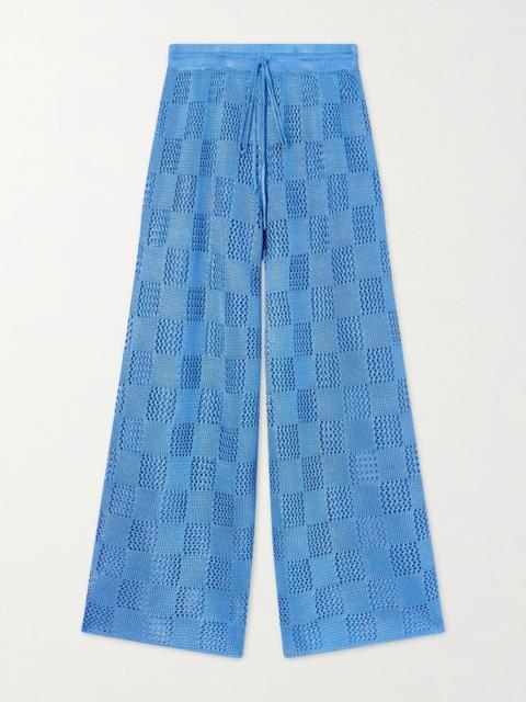 Knitted Wide-leg Pants