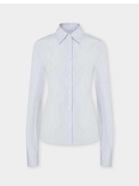 Multistriped cotton shirt