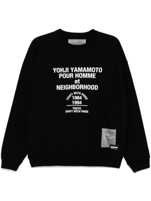 x Neighborhood printed long-sleeves sweatshirt