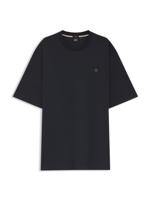 REGULAR-FIT T-SHIRT IN MERCERIZED INTERLOCK COTTON