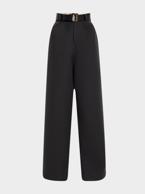 Tailored Wide-Leg Volume Pants