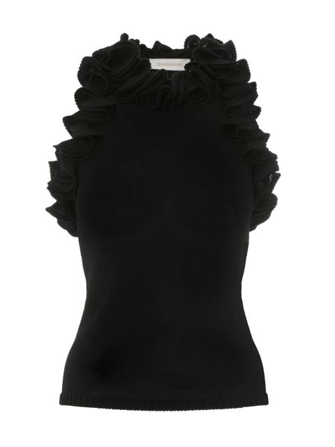 MATCHMAKER RUFFLE NECK TOP