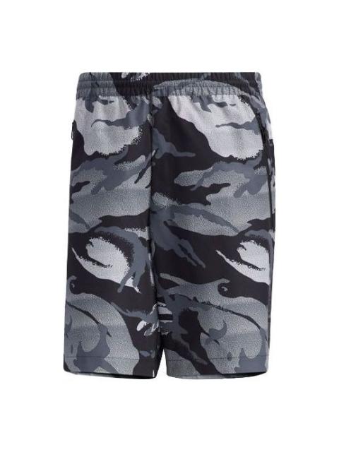 adidas Ub Sht Wv Camo Sports Stylish Camouflage Shorts Gray White GP0834