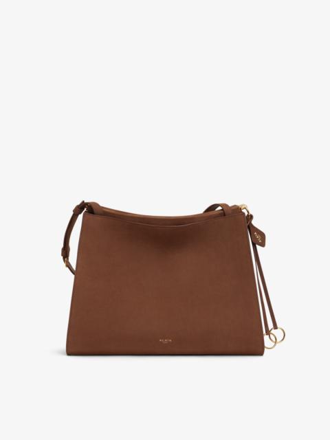LE CLICK MEDIUM SQUARE BAG IN NUBUCK