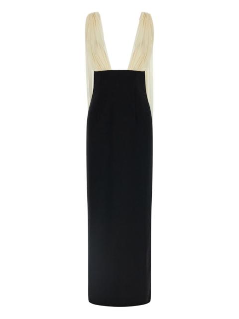 V-neck maxi dress