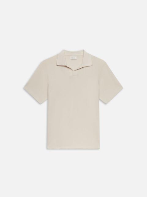Jacquard Polo in Natural