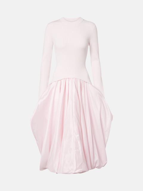 Kenlie ribbed-knit midi dress