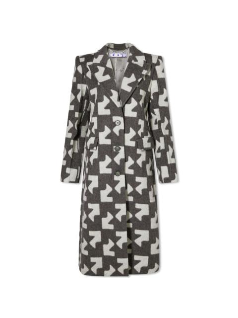 Off-White Hairy PDP Single Breast Coat