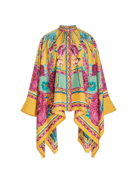 Foulard Silk Shirt yellow