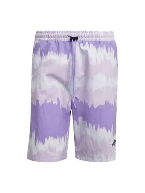 adidas originals Adv Aop Shorts Woven Contrasting Colors Sports Purple GN2346