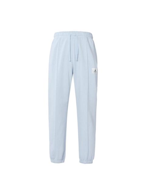 (WMNS) Nike Living Series Solid Color Logo Printing Elastic Waistband Bundle Feet Sports Pants/Trous