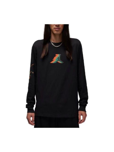 Air Jordan Long-Sleeve T-Shirt 'Black' FB7456-010