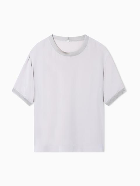 TWIN-SET IN SILK DOUBLE GEORGETTE