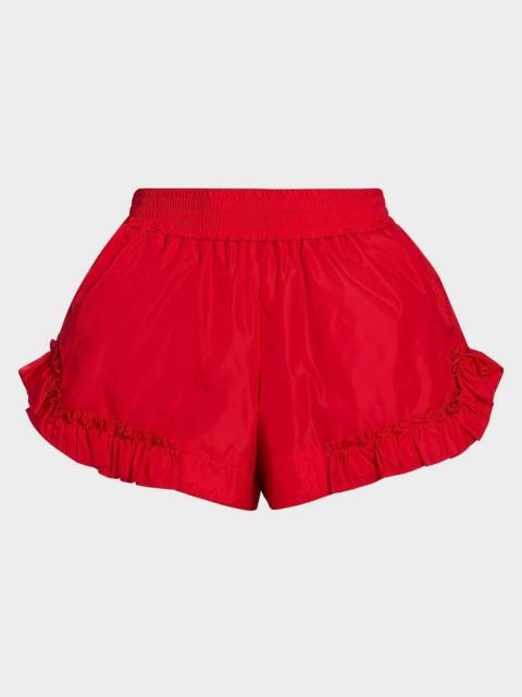 Frill Pull-On Track Shorts